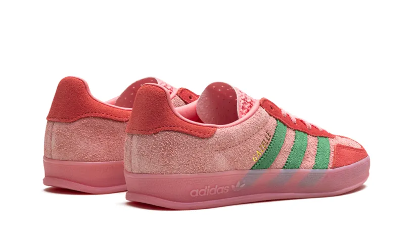 Adidas Gazelle Gazelle Indoor WMNS 'Semi Pink Spark Preloved Scarlet'